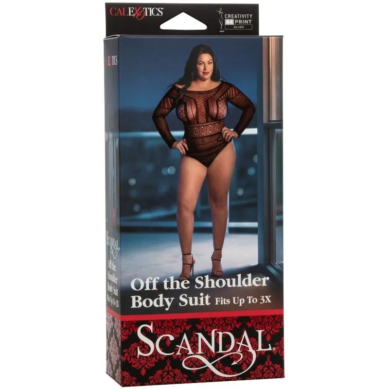 Body grande taille noir épaules dénudées, dentelle coquine, silhouette sculptante, élégant et sexy pour soirées spéciales.