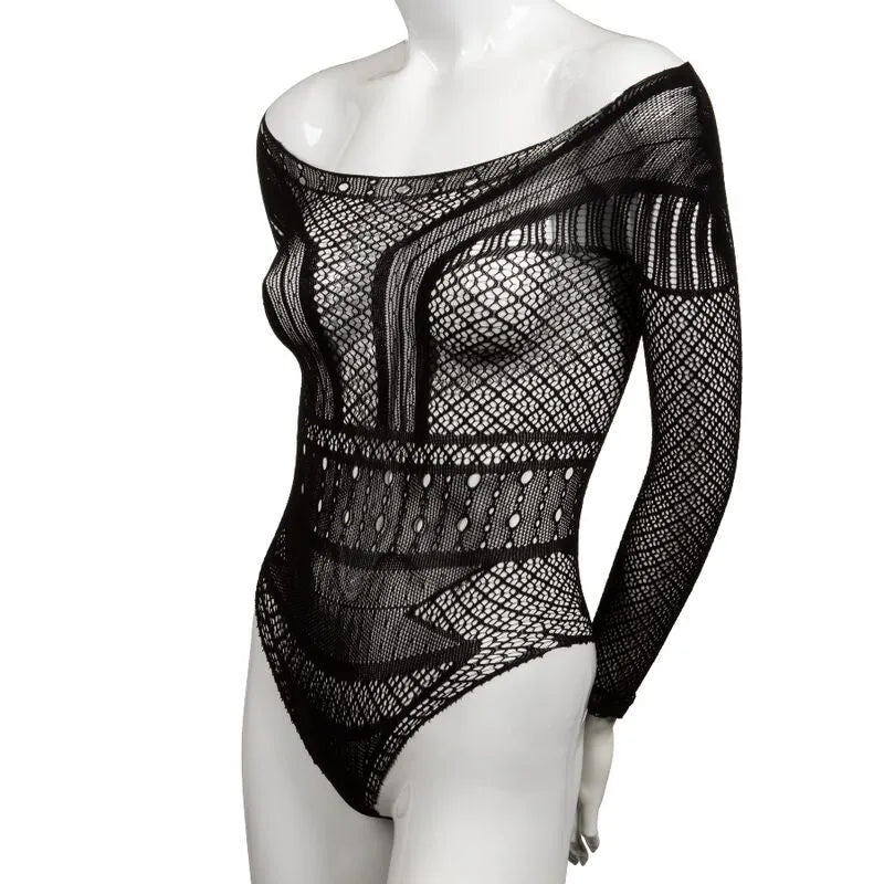 body épaules dénudées sexy maille respirante coquine audacieuse séduction sublime courbes ajustement extensible confort légèreté lavable taille unique