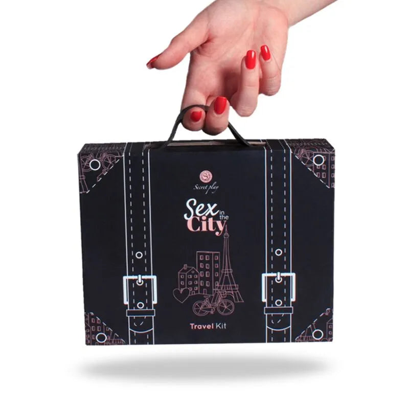 Kit de voyage sexy Secretplay Sexe Dans La Ville design urbain portatif discret cadeau idéal pour voyage romantique