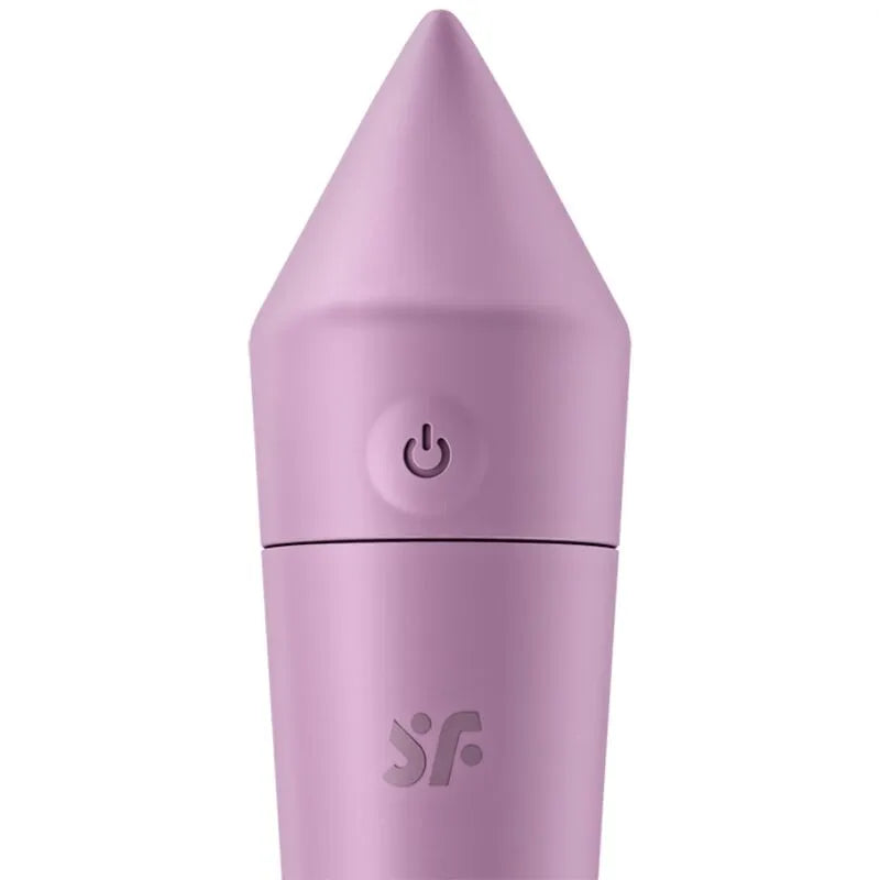Vibromasseur intelligent contrôlable par application Waterproof Lilas Satisfyer Ultra Power Bullet 8 stimulation clitoridienne G-Spot multi-vitesses silicone médicalement grade femme couple