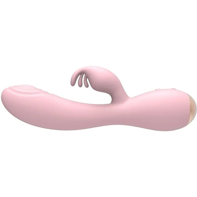 vibromasseur lapin rechargeable silicone ABS stimulation clitoris point G rose clair