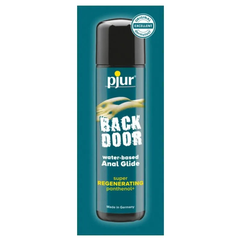 Lubrifiant base eau longue durée hydratant relaxant anale compatible jouets panthénol camomille format 2ml nomade