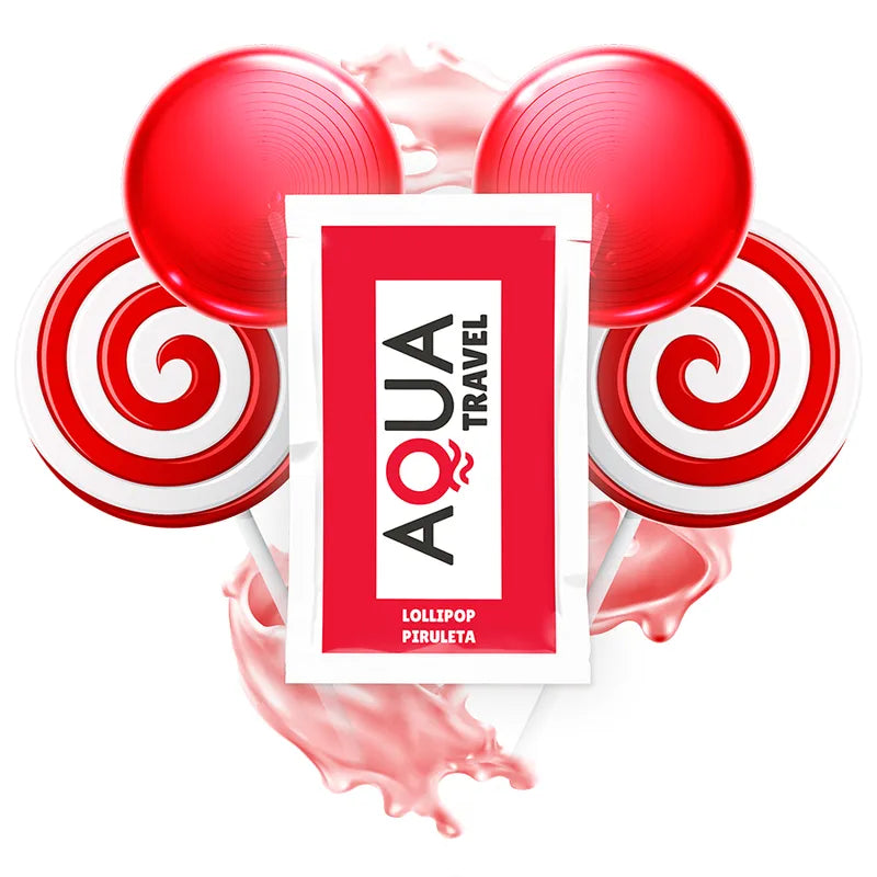 Aqua Travel - Lubrifiant À Base D'Eau Saveur Suce 6 Ml