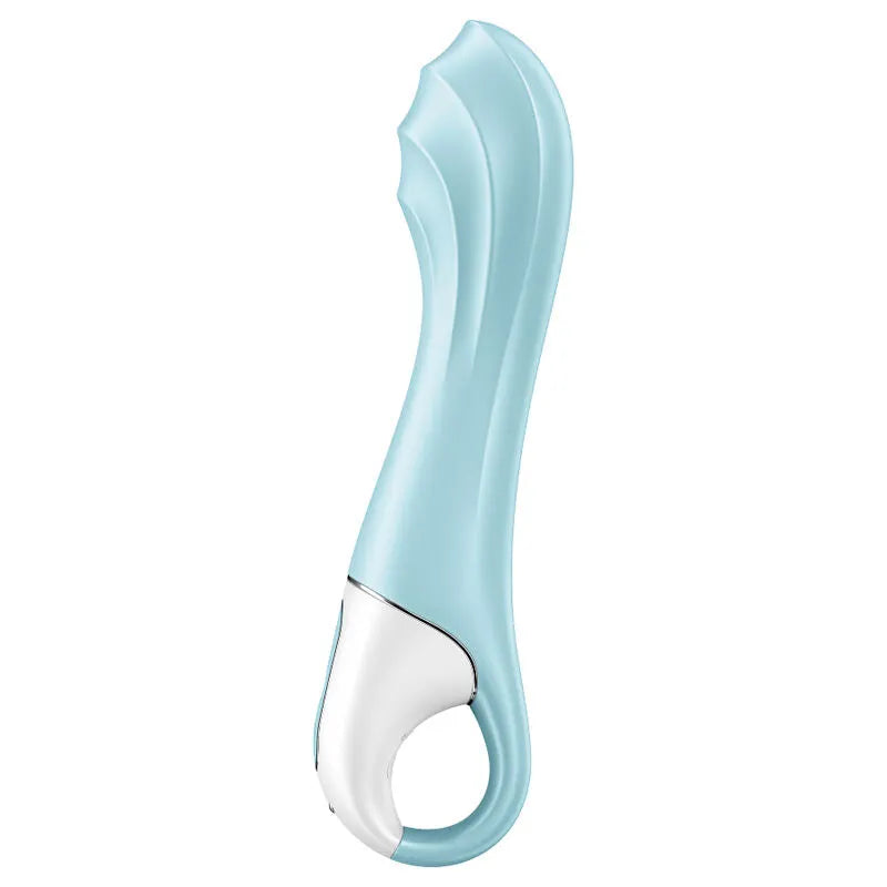 Vibromasseur gonflable Satisfyer Air Pump 5+ application connectée stimulation G-spot silicone médical pour femme couple sextoy