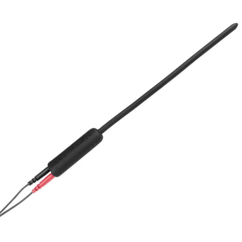 Sons urétraux silicone noir flexible électrostimulation bipolaire débutants 5mm 7mm