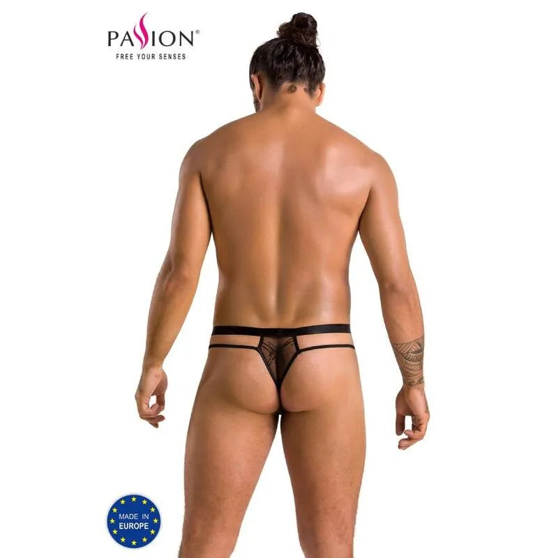 PASSION lingerie string collin noir certifié Oeko-Tex fabriqué Pologne moderne innovant
