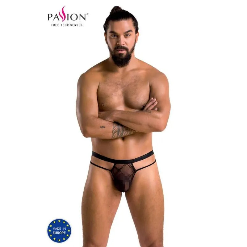 PASSION lingerie string collin noir certifié Oeko-Tex fabriqué Pologne moderne innovant