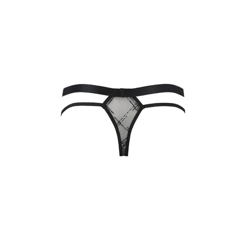 PASSION lingerie string collin noir certifié Oeko-Tex fabriqué Pologne moderne innovant