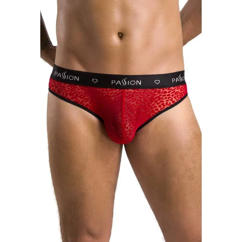 PASSION Slip Mike Rouge Lingerie Européenne Qualité Oeko-Tex Confort Innovant