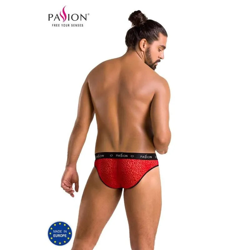 PASSION Slip Mike Rouge Lingerie Européenne Qualité Oeko-Tex Confort Innovant