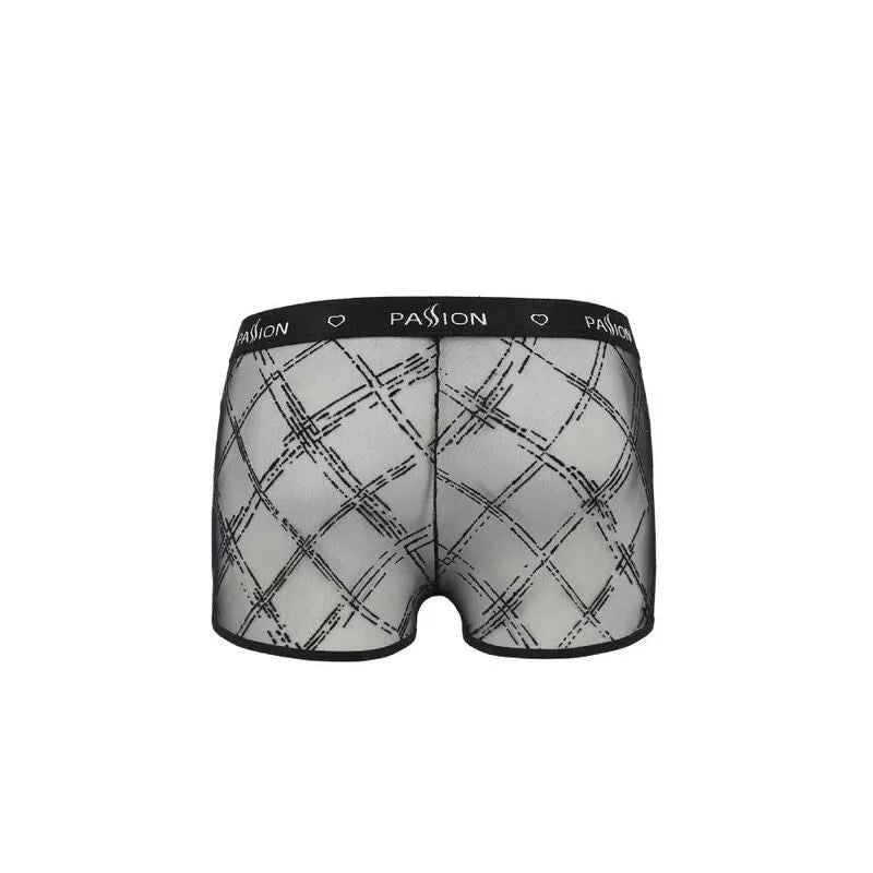 Passion Short Lingerie Noir Polyester Oeko-Tex Fabriqué Pologne Européenne