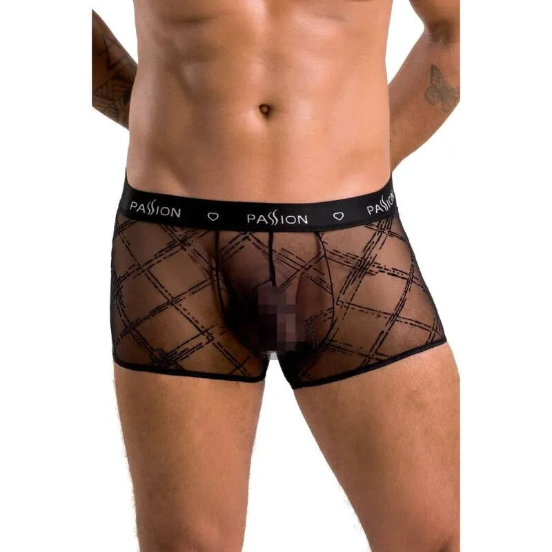 Passion Short Lingerie Noir Polyester Oeko-Tex Fabriqué Pologne Européenne