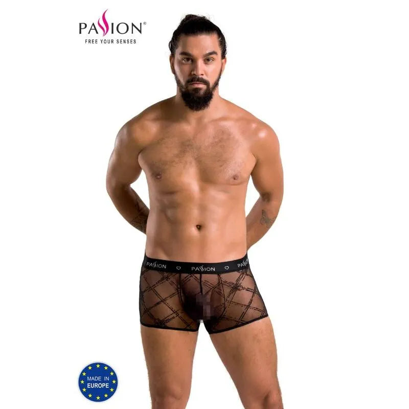 Passion Short Lingerie Noir Polyester Oeko-Tex Fabriqué Pologne Européenne