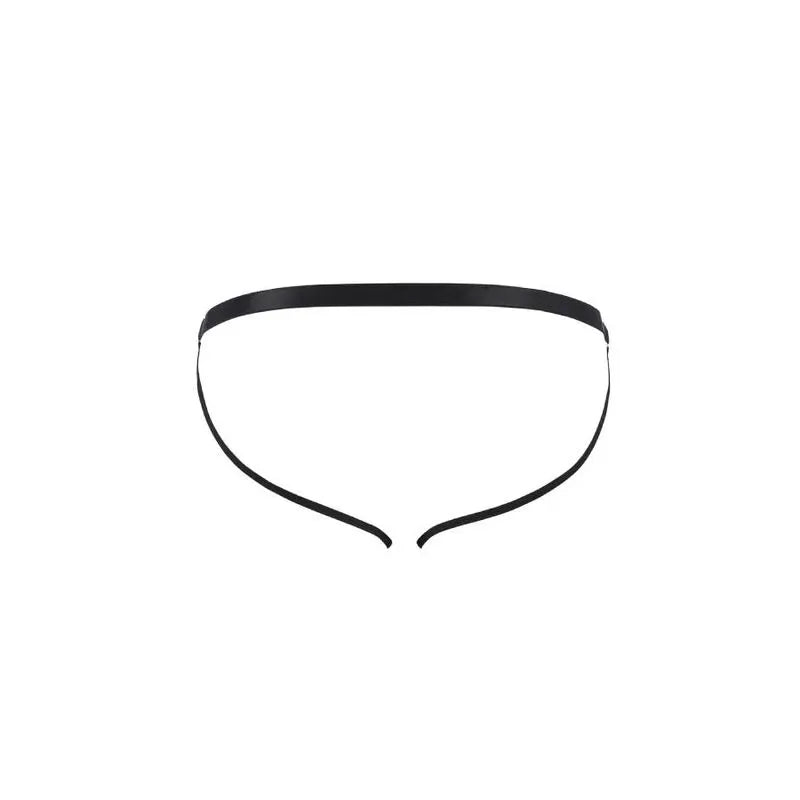 slip ouvert Luke noir Passion sensuel sexy élégant moderne confortable élastique polyuréthane polyester certifié OekoTex fabriqué Pologne