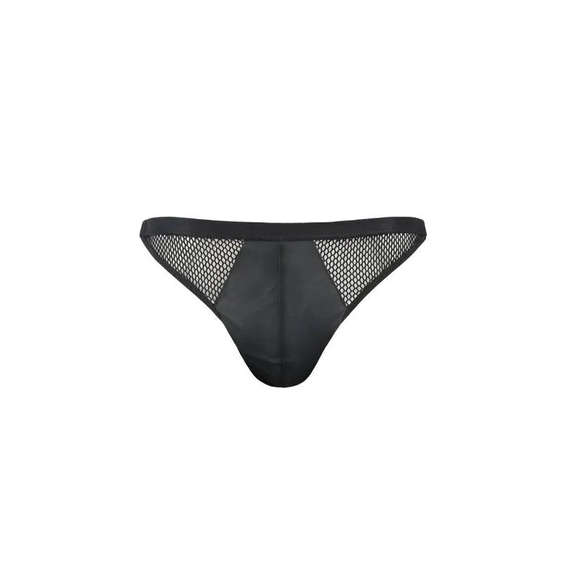 slip ouvert Luke noir Passion sensuel sexy élégant moderne confortable élastique polyuréthane polyester certifié OekoTex fabriqué Pologne