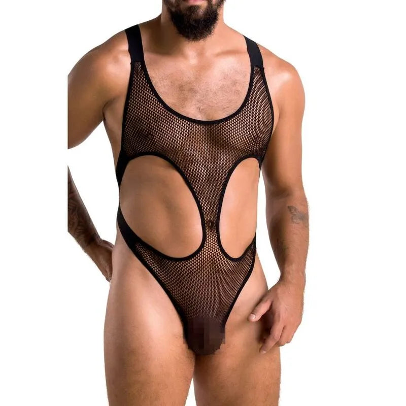 Body lingerie noir en polyester élasthanne Oeko-Tex, élégant et confortable, fabriqué en Pologne.