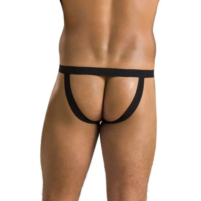 PASSION Slip Ouvert Noir Lingerie Innovante Certifiée Oeko-Tex Fabriquée UE