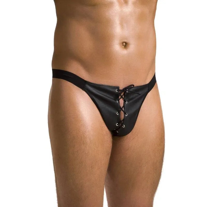 PASSION Slip Ouvert Noir Lingerie Innovante Certifiée Oeko-Tex Fabriquée UE