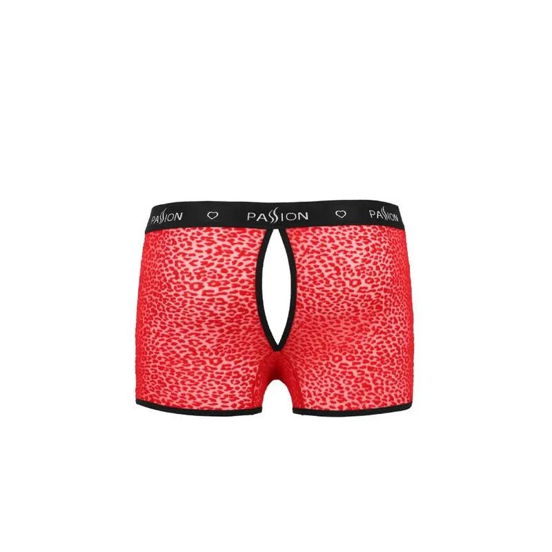 Passion lingerie short parker rouge moderne matériaux certifiés Oeko-Tex