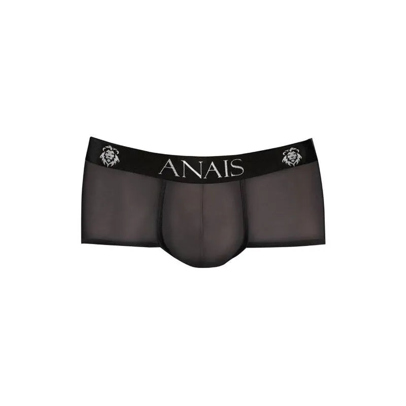 Culotte Eros Anais pour homme en tulle noir, coupe sportive, finitions élégantes, ajustement parfait, taille visible.