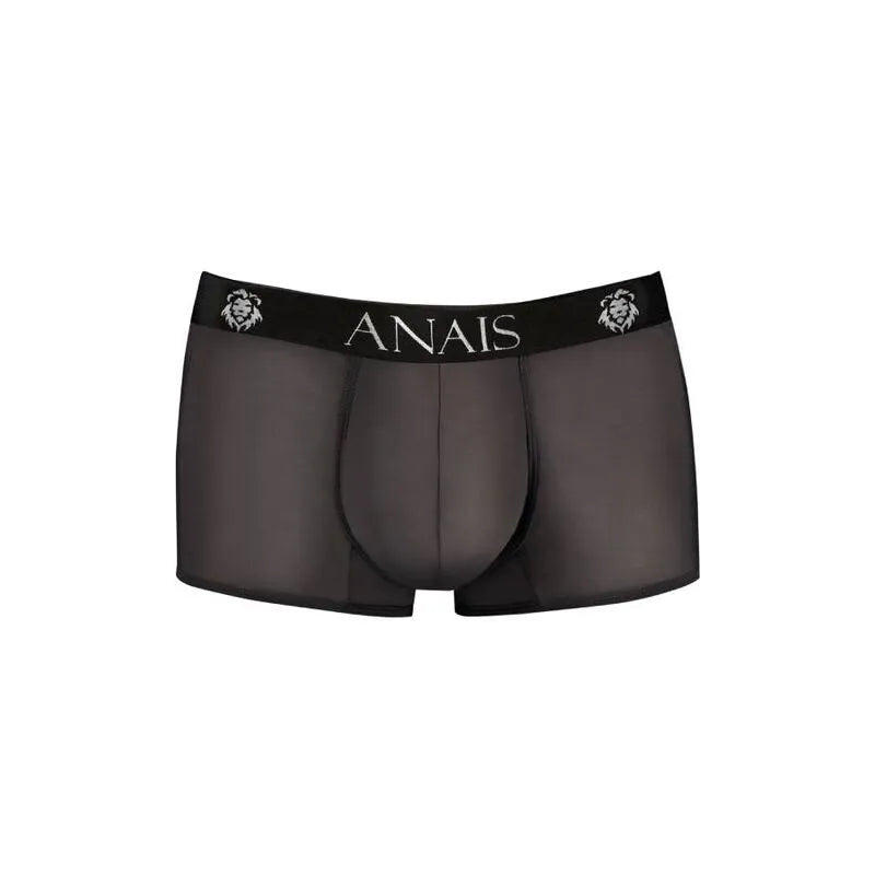Boxer homme noir Anais Apparel, jambes longues, ajustement parfait, tissu respirant et élastique, finition soignée.