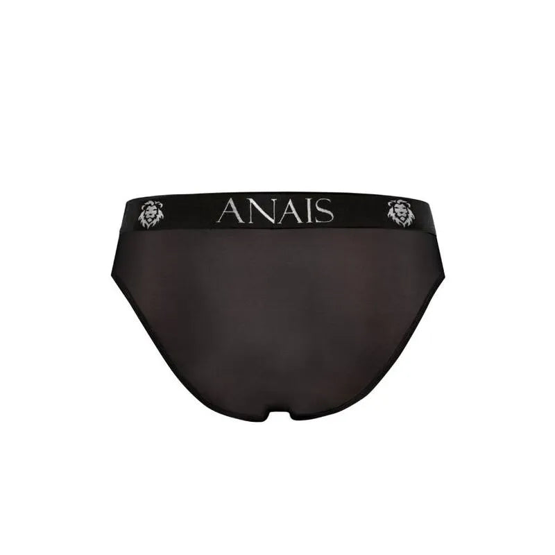 Slip homme noir en microfibre douce, bande élastique large à la taille, design sexy et confortable Anais Men Petrol.