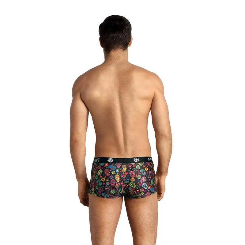 Boxer homme Anais Apparel, coupe sportive, motif coloré, ajustement parfait, confort et élégance, dos visible.