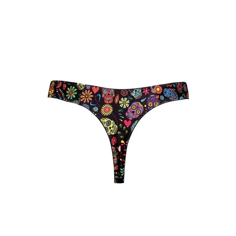 String homme coloré motif mexicain, élastique délicat, confort optimal, Anais Apparel.