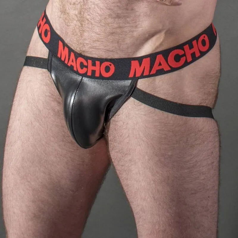 jockstrap similicuir élastique sensuel audacieux rouge jaune blanc collection fétiche 2023 homme confortable ajustable durable entretienfacile