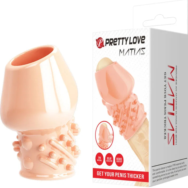 manchon pénien renforçant retard éjaculation caoutchouc thermoplastique extensible couleur chair étanche douceur soyeuse confort prolongation endurance intime transportable compact adaptable
