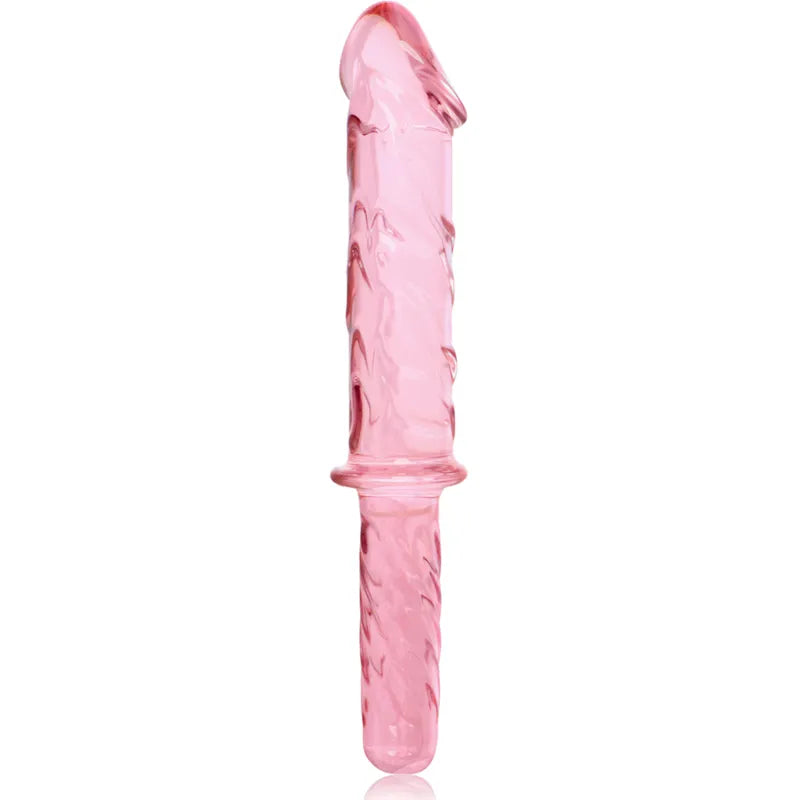 Plug anal en verre borosilicate design spiralé pour une stimulation intense sécurité intimité sextoy élégant pour adultes