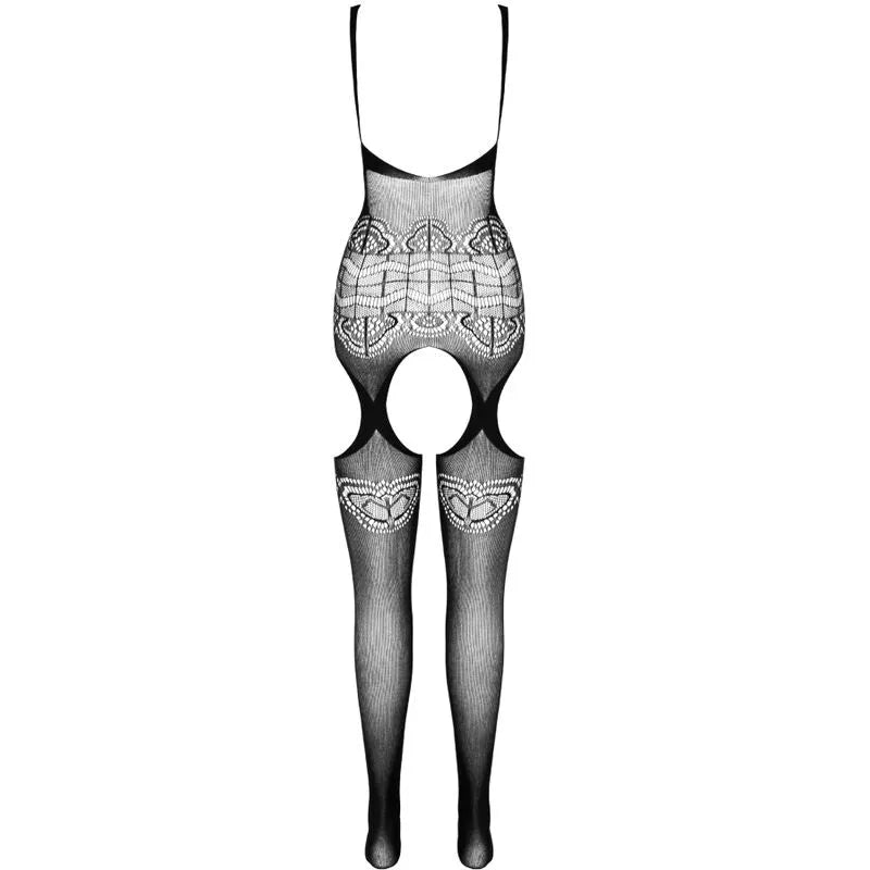 Body rouge sexy en nylon recyclé, design élégant et écologique, taille unique, épousant les formes avec sensualité.