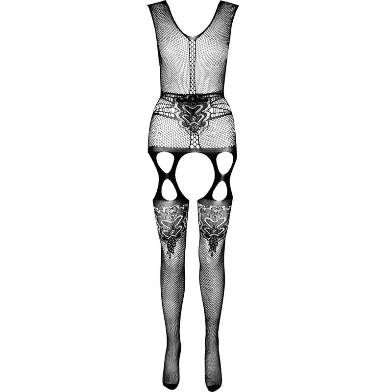 PASSION BODYSTOCKING ECO COLLECTION BLANC BODY SEXY ÉCOLOGIQUE MATIÈRES RECYCLÉES SILHOUETTE MODERNE