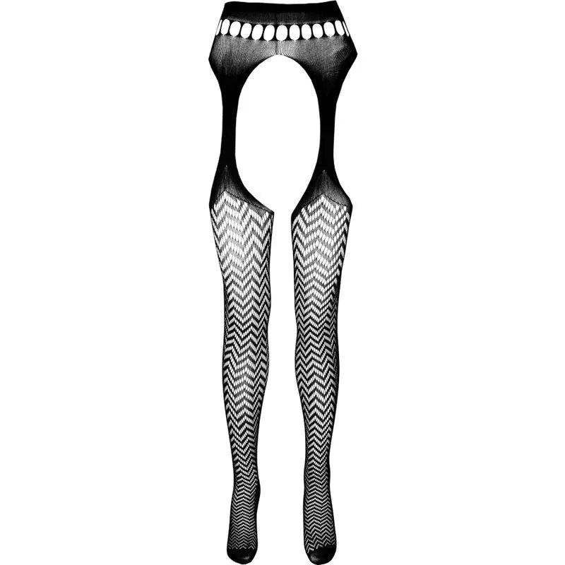 Body noir sculptant en nylon recyclé ECONYL, design élégant et écoresponsable, mettant en valeur la silhouette féminine.