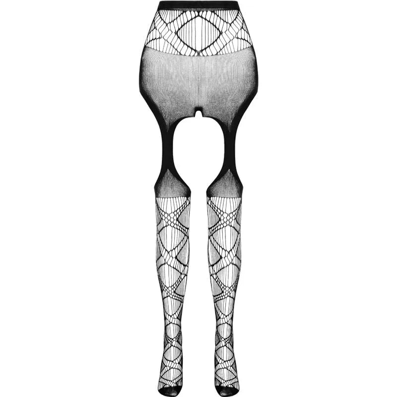 Body sexy noir en matériaux recyclés, design éco-responsable, motifs géométriques, hypoallergénique, taille unique.