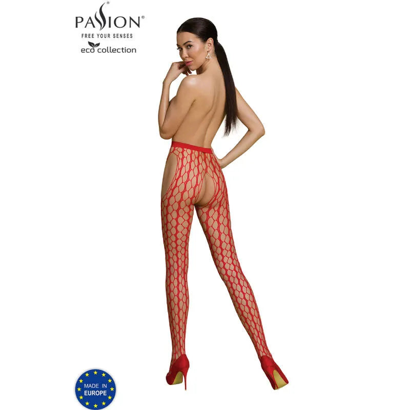 Body sexy rouge en nylon recyclé, design moderne, épouse les courbes, taille unique, écologique et non allergène.