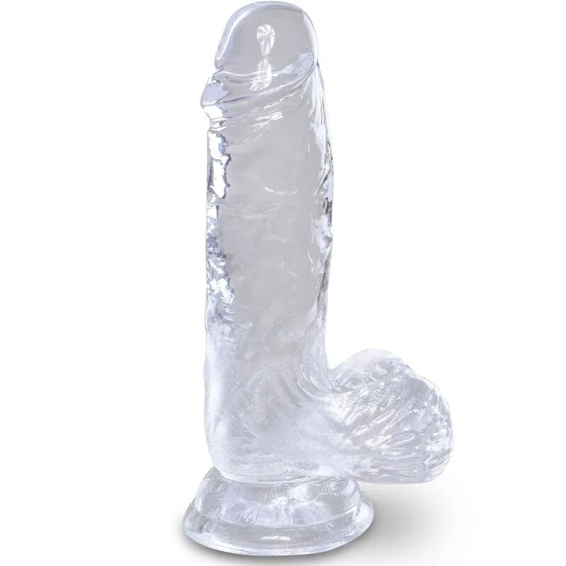 Transparent gode réaliste ventouse hypoallergénique flexible 10.1 cm Pipedream