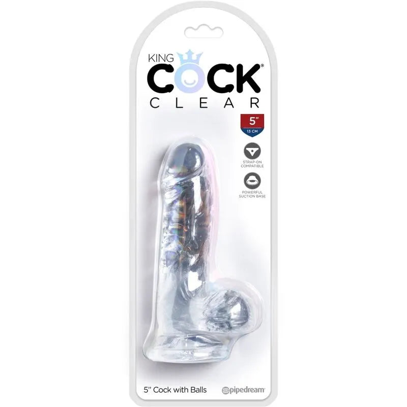 Transparent gode réaliste ventouse hypoallergénique flexible 10.1 cm Pipedream