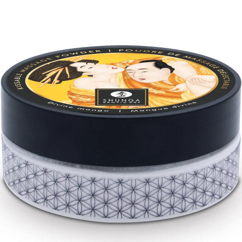 Shunga - Kit Poudre Massage Comestible Mangue erotico sextoy aphrodisiaque SENSORIEL plaisir intime
