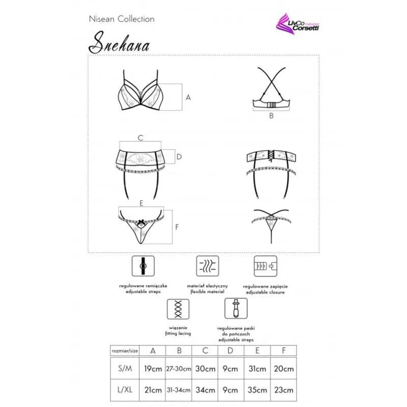 Ensemble lingerie noir dentelle satin, soutien-gorge, jarretière, culotte, bijoux argentés, élégance et sensualité.