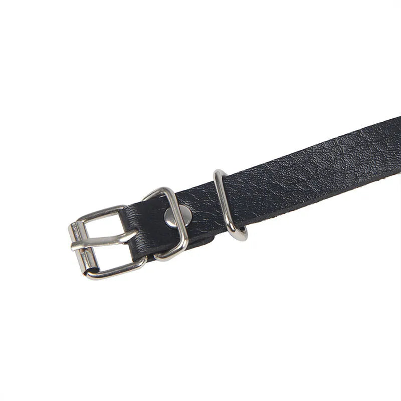 harnais corps cuir véritable noir chaînes élégance séduction confort ajustable taille unique design sculptant féminin raffiné glamour cadeau