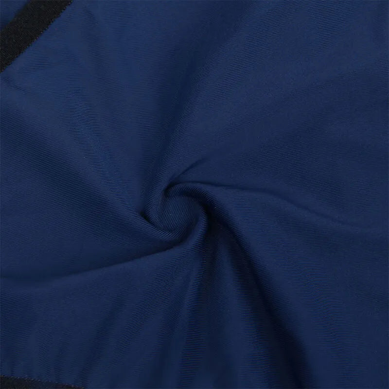 Costume policier sexy femme bleu moulant, badge officiel, polyester élasthanne, taille S/M, élégant et séduisant.