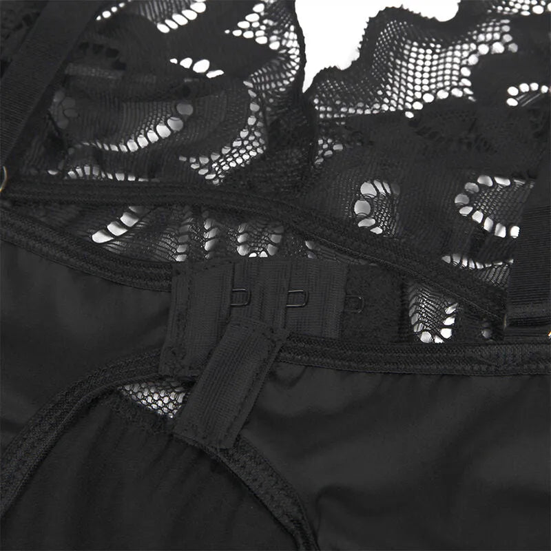 Babydoll dentelle noire Subblime, design sophistiqué, détails en dentelle, confort haute qualité, allure élégante.