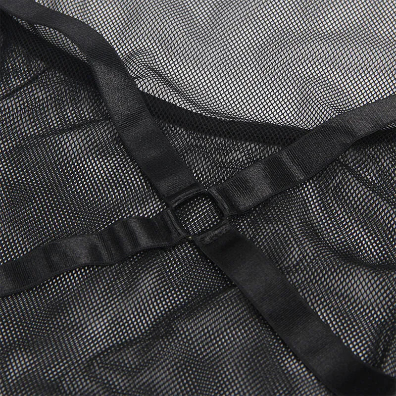 lingerie noire transparente dos nu grande taille sexy confortable élégante séduisante sublimante extensible respirante polyester élasthanne