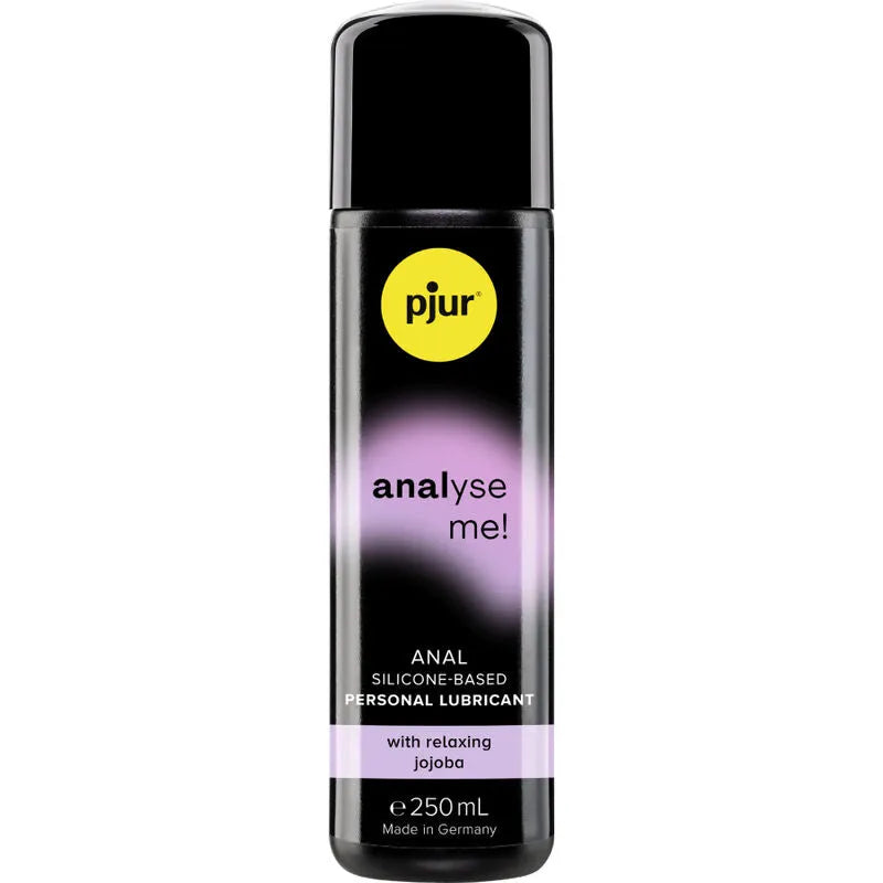 lubrifiant silicone anal relaxant jojoba haute performance 250ml débutants longue durée compatible préservatifs sécurité confort dilatation sensation nongras hypoallergenique