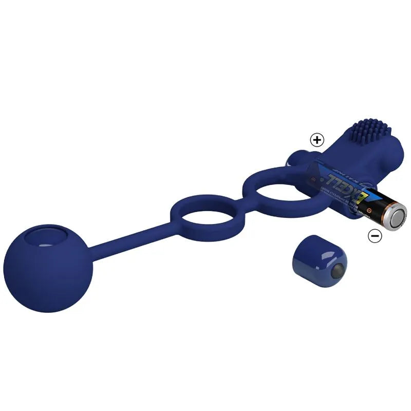 vibrant manchon pénien silicone bleu stimulation clitoridienne étanche 10 vibrations