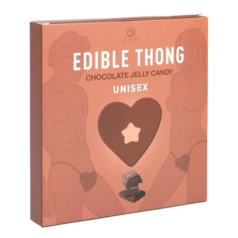 string comestible chocolat unisexe romantique Saint-Valentin Secret Play