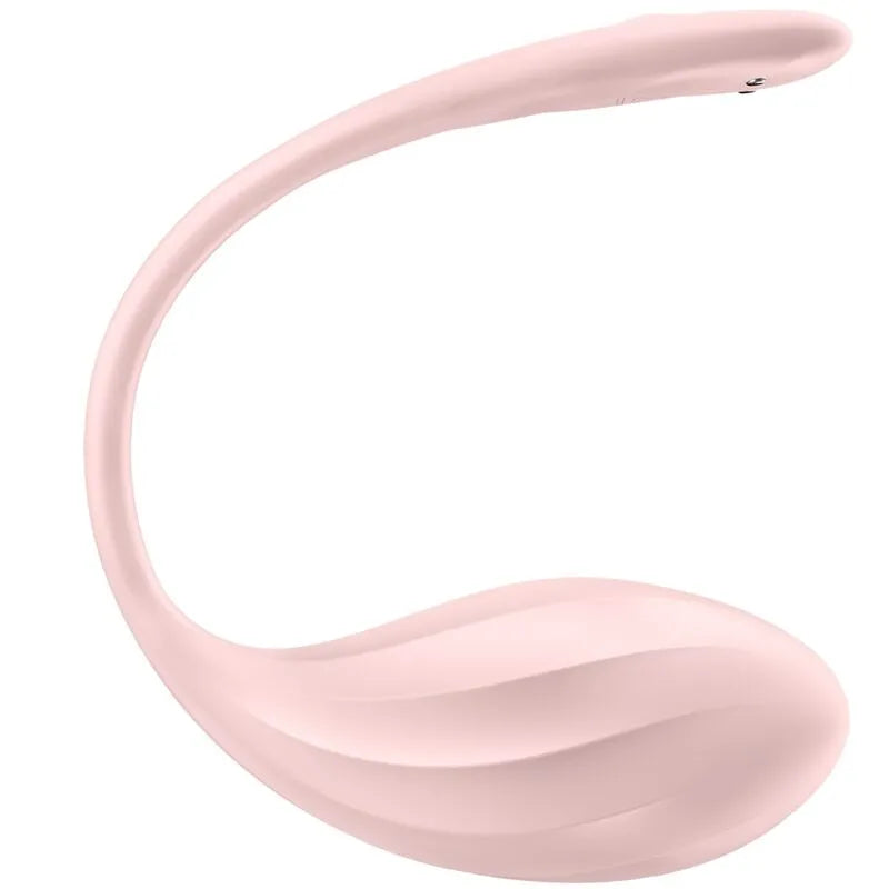 Vibromasseur portable Satisfyer Ribbed Petal stimulation G-spot sans fil application gratuite silicone hypoallergénique portable couples célibataires