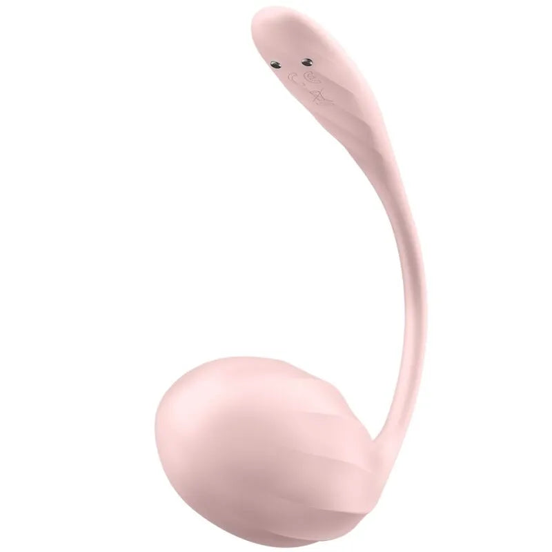Vibromasseur portable Satisfyer Ribbed Petal stimulation G-spot sans fil application gratuite silicone hypoallergénique portable couples célibataires