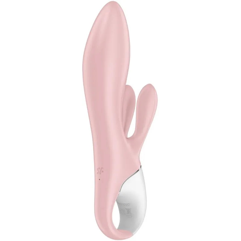 Vibromasseur gonflable silicone rose stimulation point G clitoris étanche